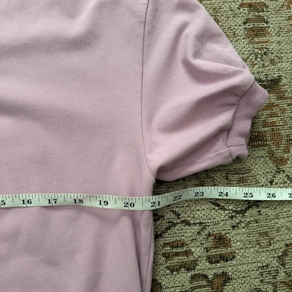 Everlane Organic Cotton Polo Shirt Lavender Purple Collared Top Women’s L - Picture 8 of 9